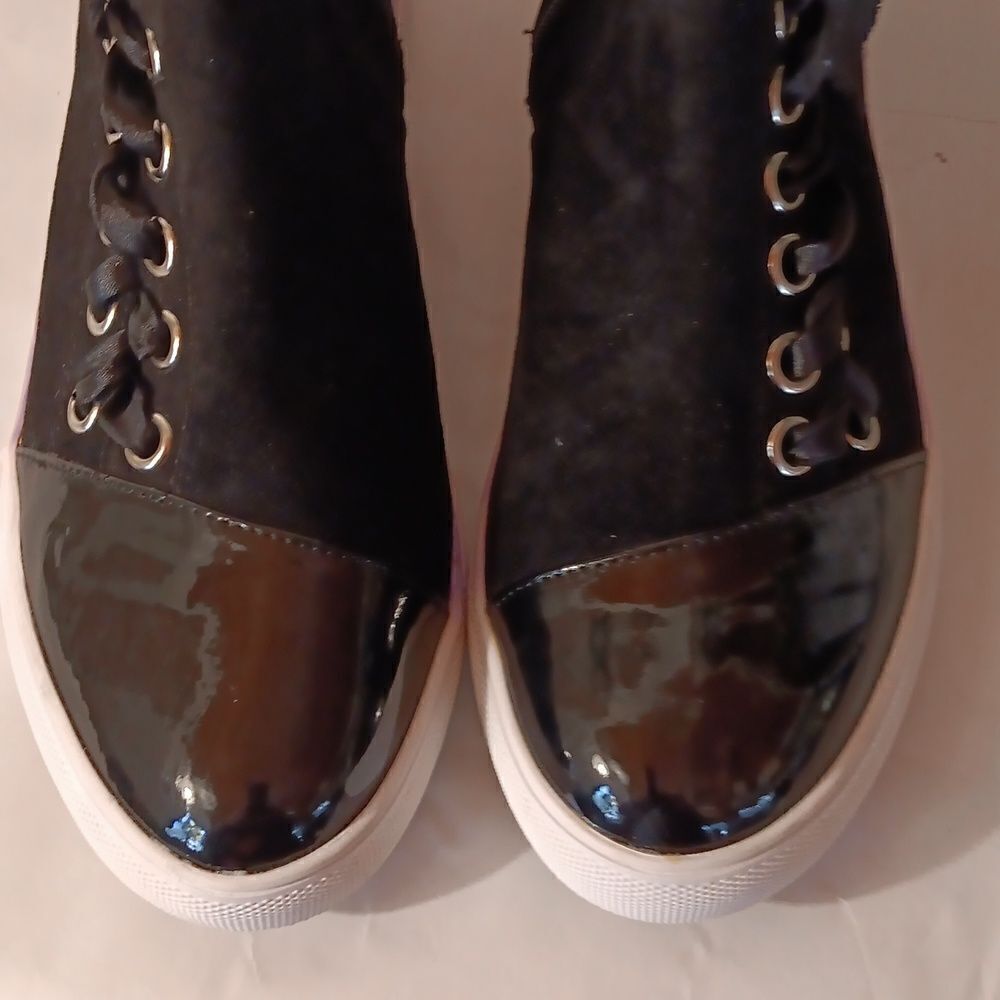 Midnight Velvet Hi-Top Sneakers - Picture 4 of 11